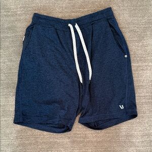 Vuori Dark Blue Soft Shorts